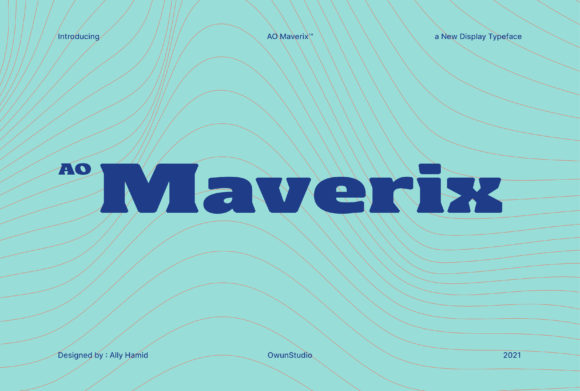 AO Maverix Font for Bold Branding