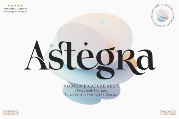 Astegra: A Serif Font for Elegant Design