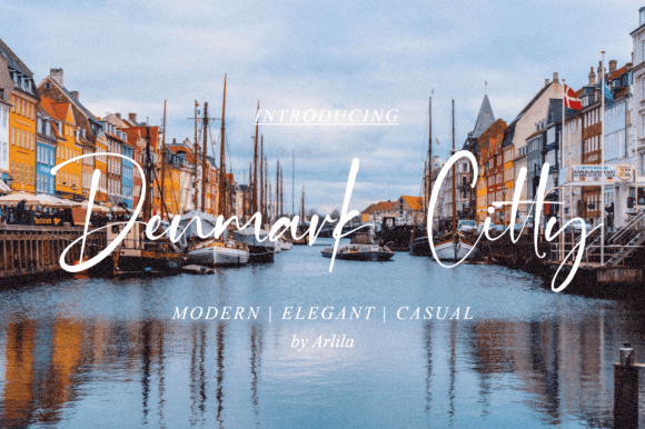Denmark Citty: A Handwritten Font for Creative Projects