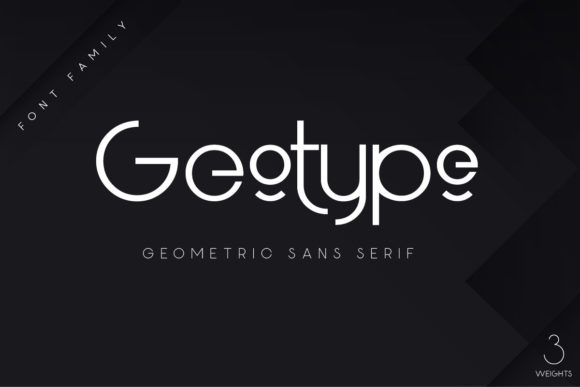 Geotype: A Modern Sans Serif Font for Crafters