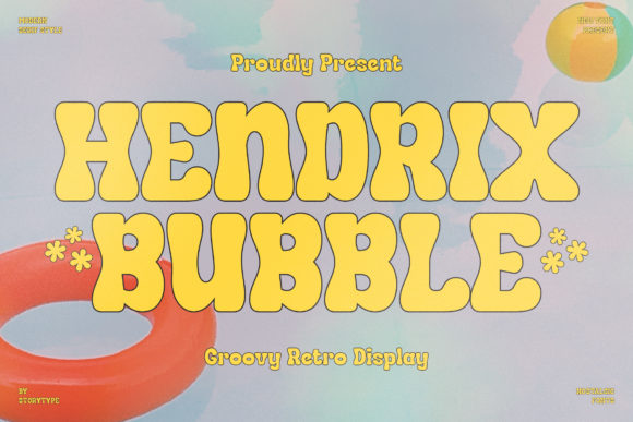 Hendrix Bubble: A Bold Display Font