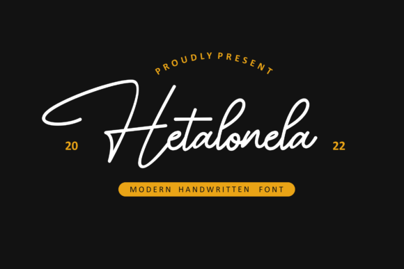 Hetalonela Font – Modern Typeface