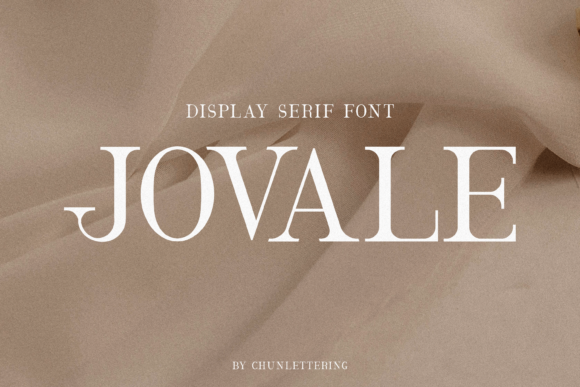Jovale: A Modern Serif Font