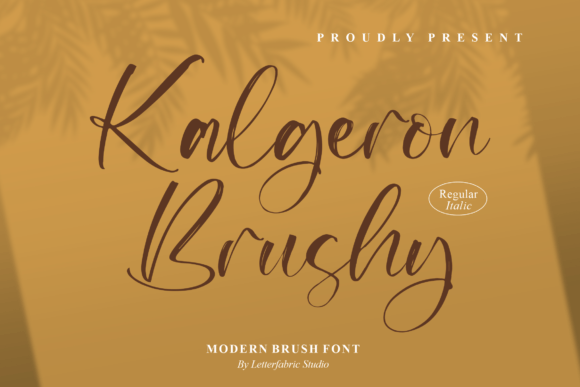 Kalgeron Brushy Font for Web Design