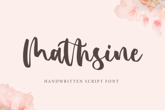 Mathsine: A Creative Font for Branding
