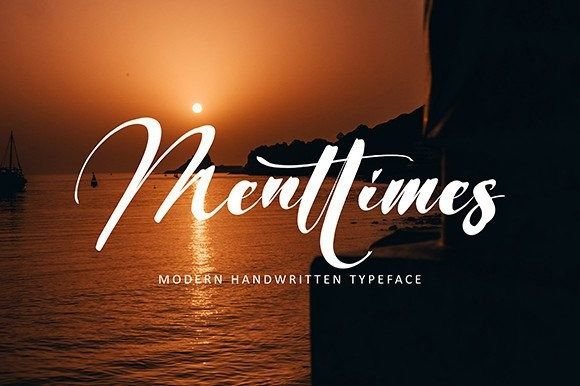 Menttimes: A Modern Handwritten Font