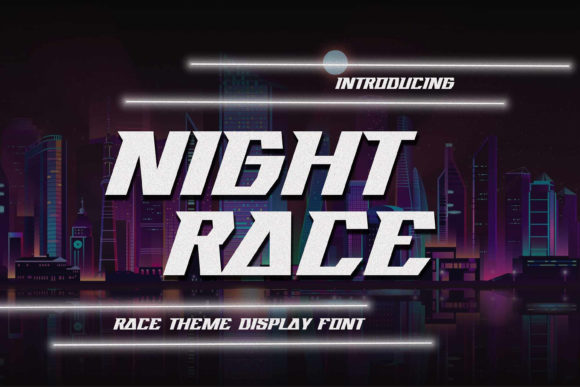 Nightrace: A Race-Themed Font for Bold Design