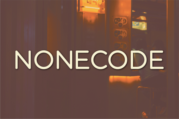 Nonecode: A Modern Font for Digital Marketing