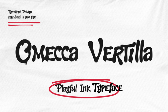 Omecca Vertilla: A Playful Display Font