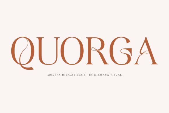 Quorga: A Bold Serif for Designers