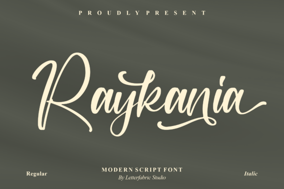 Raykania: A Modern Script Font for Creative Projects