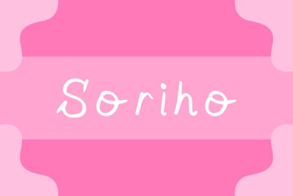 Soriho: A Handwritten Font for Web Design