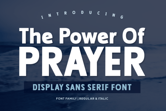 The Power of Prayer Font